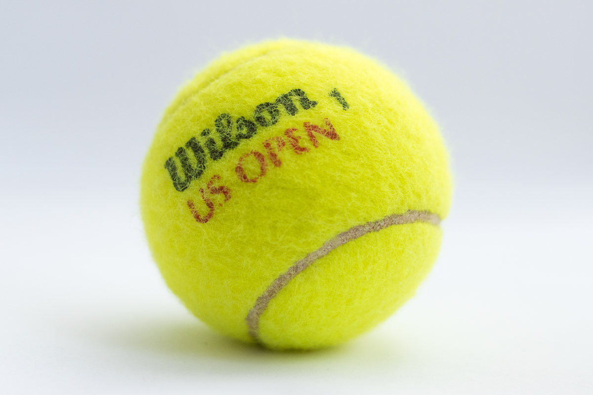 Oude tennisballen